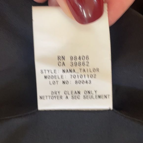 COPY - Theory black blazer Size 2 w/ two front pockets - Picture 8 of 12